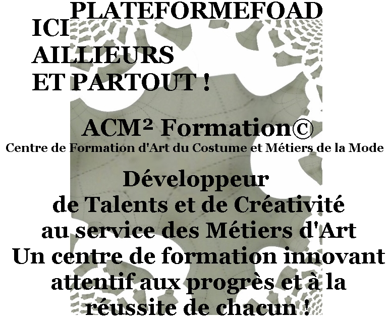 Plateformefoad ACM² Formation©